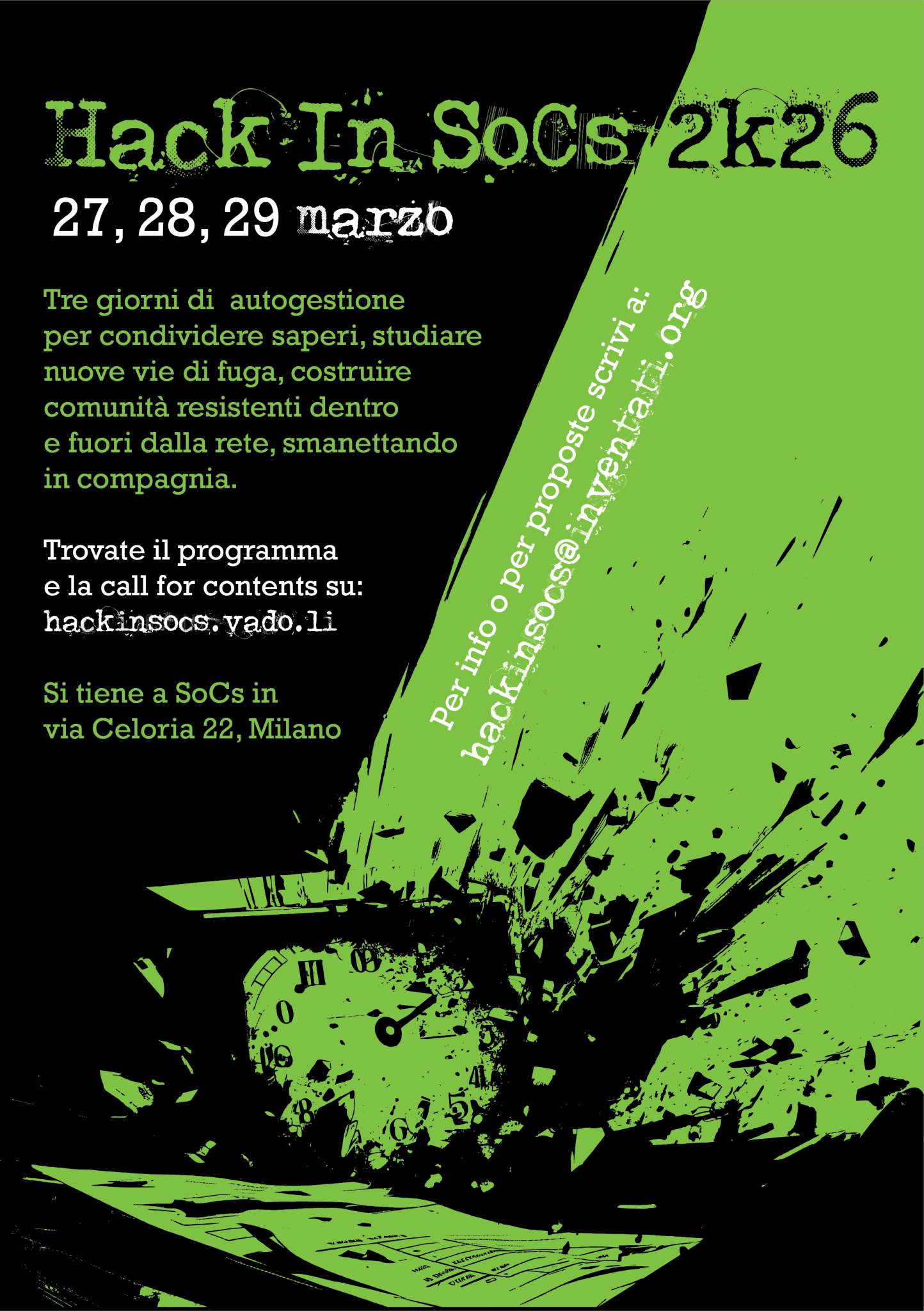 Flyer dell'evento